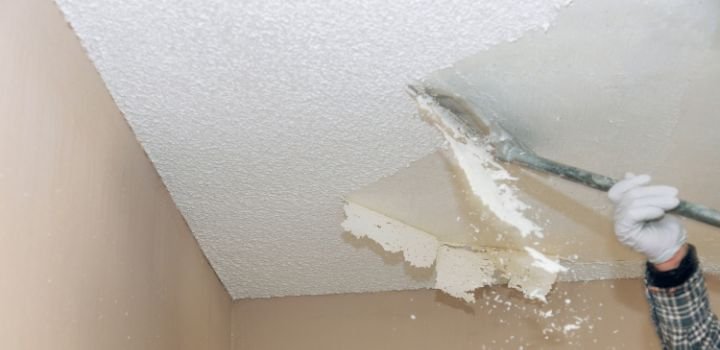 Popcorn ceiling asbestos removal Morris County NJ